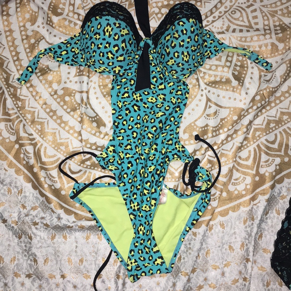 Two piece swim suit
